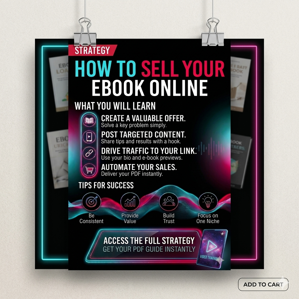 HOW TO SELL YOUR EBOOK ON TIKTOK